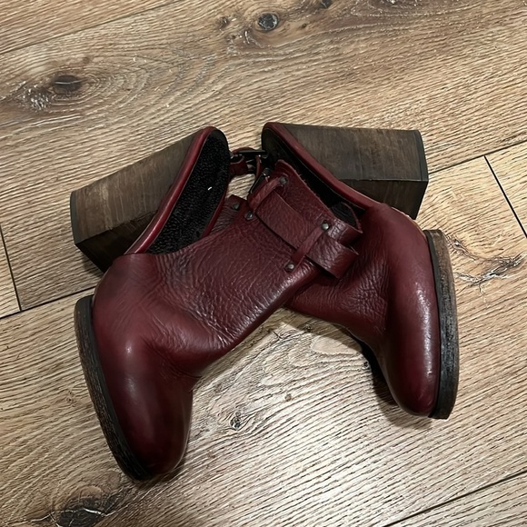 Free People Breton Cordova Slingback Ankle Boots Size 39/8.5-9 - Picture 4 of 10